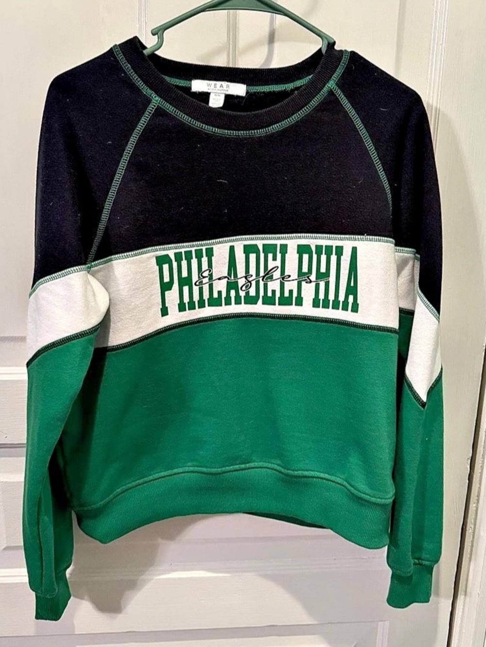 Philadelphia Eagles Colorblock Pullover Sweatshirt - Rally House